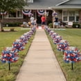 thumbnail image 6 of Bxaolu Artificial Topiary Tree with Ba*bys Breaths, Set of 2 Artificial 4th of July Flowers with Spike, Fake Silk Patriotic Flowers for Independence Day Home Decor Arrangement Table Centerpieces, 6 of 10