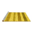 thumbnail image 2 of Ahgly Company Machine Washable Indoor Square Solid Yellow Modern Area Rugs, 7' Square, 2 of 4
