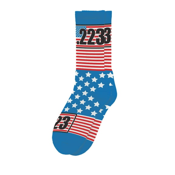 Sillies Socks .223 Stars And Stripes Socks - Novelty Unisex Sock Set