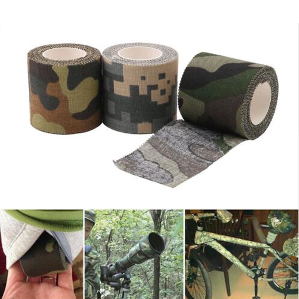 Cheers.US Camo Tape Wrap Self Adhesive Bandage Military Camouflage Tape