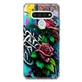 thumbnail image 1 of MUNDAZE LG Stylo 6 Shockproof Clear Hybrid Protective Phone Case Red Roses Graffiti Painting Art Cover, 1 of 6