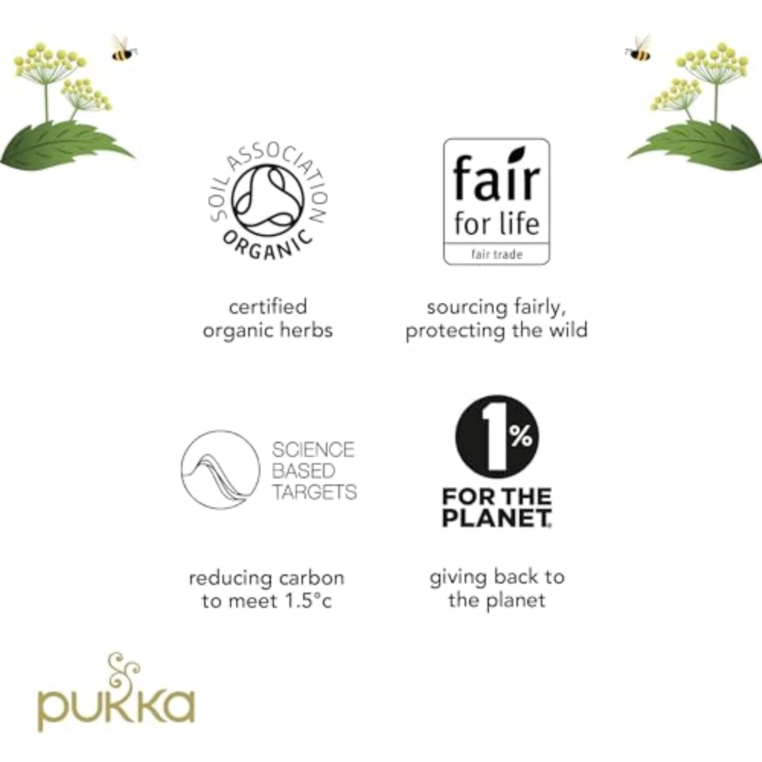 Pukka Organic Tea Bags, Elderberry & Echinacea Herbal Tea, Perfect for Wellness Support, Caffeine Free, 20 Count (Pack of 4) 80 Bags