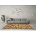 thumbnail image 3 of Ahgly Company Indoor Rectangle Abstract Brown Modern Area Rugs, 5' x 7', 3 of 4