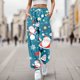 thumbnail image 2 of Pantalones afelpados Gibobby Mujer Otoño e Invierno Casual Aqua M, 2 of 4