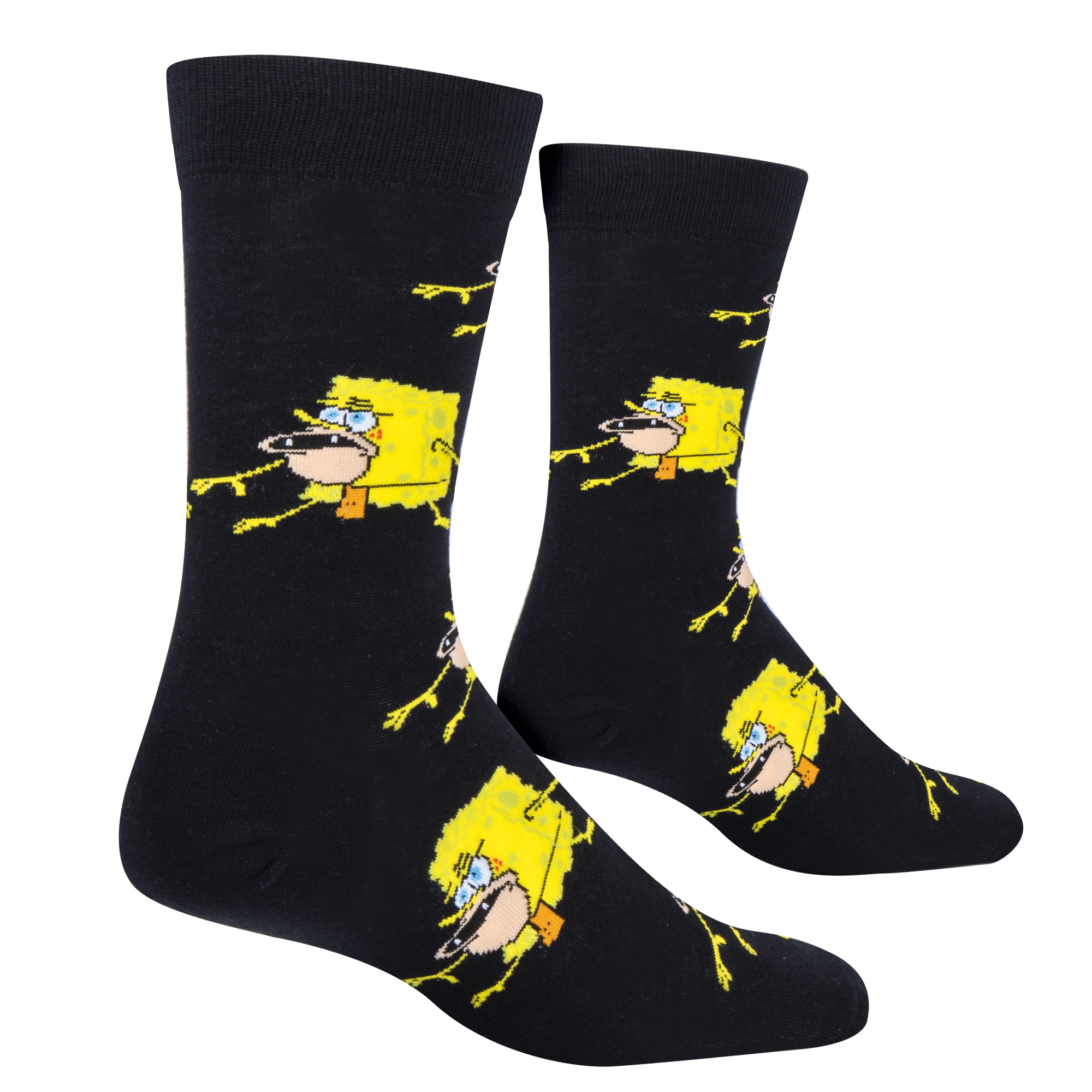 SpongeBob SquarePants Imagination Bob Light Weight Cotton Crew Socks