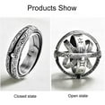 thumbnail image 5 of Astronomical Sphere Ball Ring,Cosmic Finger Ring Couple Lover Foldable Ring That Folds Out to an Astronomical Sphere Ring Lover Jewelry Gifts (2 Pack,), 5 of 11
