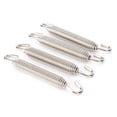 thumbnail image 6 of BFY 4PCS Universal Motorbike Long Stainless Exhaust Pipe Muffler Springs Hook Swivel, Silver, 6 of 6