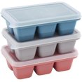 thumbnail image 1 of Mini Six-compartment Frozen Ice Cube Silicone Mold 3 Pieces, 1 of 5