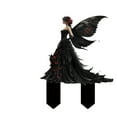 thumbnail image 2 of EWASWON Christmas Black Butterfly Fairy Acrylic Garden Stake - Decorative Outdoor Yard Art for Christmas, Weather-Resistant, 2 of 6
