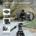 thumbnail image 6 of SmallRig Video Head with Leveling Base, Quick Release Plate for Arca Swiss and Adjustable Handle, Tripod Pan Tilt Head Fluid Head for Compact Cameras DSLR Cameras, Load up to 8.8lb/4kg-4170, 6 of 9