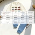 thumbnail image 4 of Ulanda Toddler Baby Boy Outfits Long Sleeve Contrast Color Sweatshirt Solid Pants Autumn Winter Clothes Set (Blue, 18-24 Months), 4 of 5