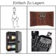 thumbnail image 4 of Juego profesional de ganzúas - Llave maestra - Abre casi cualquier puerta - Llave universal para puertas de habitaciones - Llave para cerrajeros - Compatible con ganzúas Master Lock - 2 piezas, 4 of 6