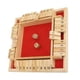 thumbnail image 5 of Juego de mesa de Madera Nikou con dados de cuatro caras color rojo, 5 of 15