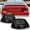 Black Housing, variant on AKKON - For 08-09 Pontiac G8 GT GXP Sport Sedan Rear Black Bezel LED Tail Lights Brake Lamps Replacement Pair
