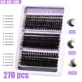 thumbnail image 1 of Granjero Gordo 1 caja de paquete de pestañas, paquete de pestañas naturales artificiales reutilizables, pestañas postizas rizadas, DIY-SET-236, 1 of 3