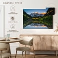 thumbnail image 5 of Elephant Stock Maroon Bells Lake Sunshine Wall Art - Horizontal Canvas Wall Art - Living Room Wall Decor - Nature Canvas - Gray And White Decor - 51" x 34", 5 of 8