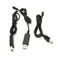 thumbnail image 7 of USB Converter Adapter Cable DC 5V to 5V/9V/12V 5.5x2.1mm Male PVC USB Boost Line for Router, 7 of 7