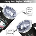 thumbnail image 5 of 40oz Halloween Ghost & Pumpkin Tumbler with Handle, Straw Lid, Insulated, for Men & Women, Travel Mug, 5 of 7
