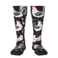 thumbnail image 1 of Fotbe Laying Hens And Roosters Calcetas Divertidas Estampadas para Hombre y Mujer, Calcetas de Algodón hasta la Rodilla para Caminar, Correr, Enfermería y Embarazo, 1 of 6