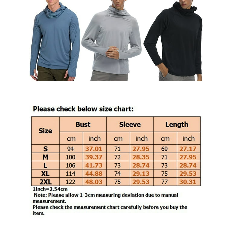 Niuer Breathable Fishing Shirts for Men UPF 50 with Gaiter Mask Sun Protection T-Shirt Summer Quick Dry Long Sleeve Fishing Hoodies Tops, Women's
