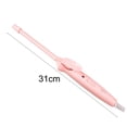 thumbnail image 5 of Rizador de cerámica de 9 mm con barril delgado para rizos definidos y calentamiento rápido, color rosa., 5 of 5