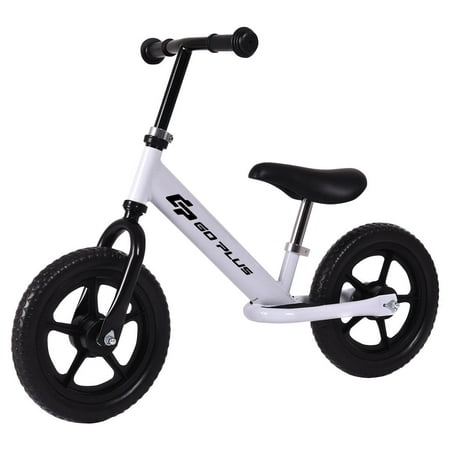 Goplus 12'' Balance Bike Classic Kids No-Pedal Learn To Ride Pre Bike w/ Adjustable