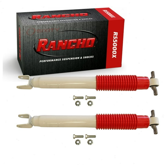 2 pc Rancho Front RS5000X Shock Absorbers compatible with Chevrolet Silverado 2500 HD 2011-2018