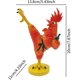 thumbnail image 3 of Estatuilla de escritorio, estatua artística, estatua de pollo, estatua única de animal de granja, adorno, simpática escultura de pollo borracho, divertido adorno de escritorio con forma de gallo., 3 of 5