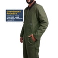 thumbnail image 4 of Bass Creek Outfitters Mens Coveralls Durable Insulated Long Sleeve Work Wear Jump Suit with Pockets, 4 of 7