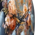 thumbnail image 3 of Designart "Dreamy Pastels Pink Dream Catcher II" Landscapes Oversized Wall Clock, 3 of 5