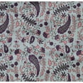 thumbnail image 4 of oneOone Organic Cotton Poplin Twill Fabric Leaves|Floral & Paisley Block Fabric Prints By Yard 42 Inch Wide, 4 of 4