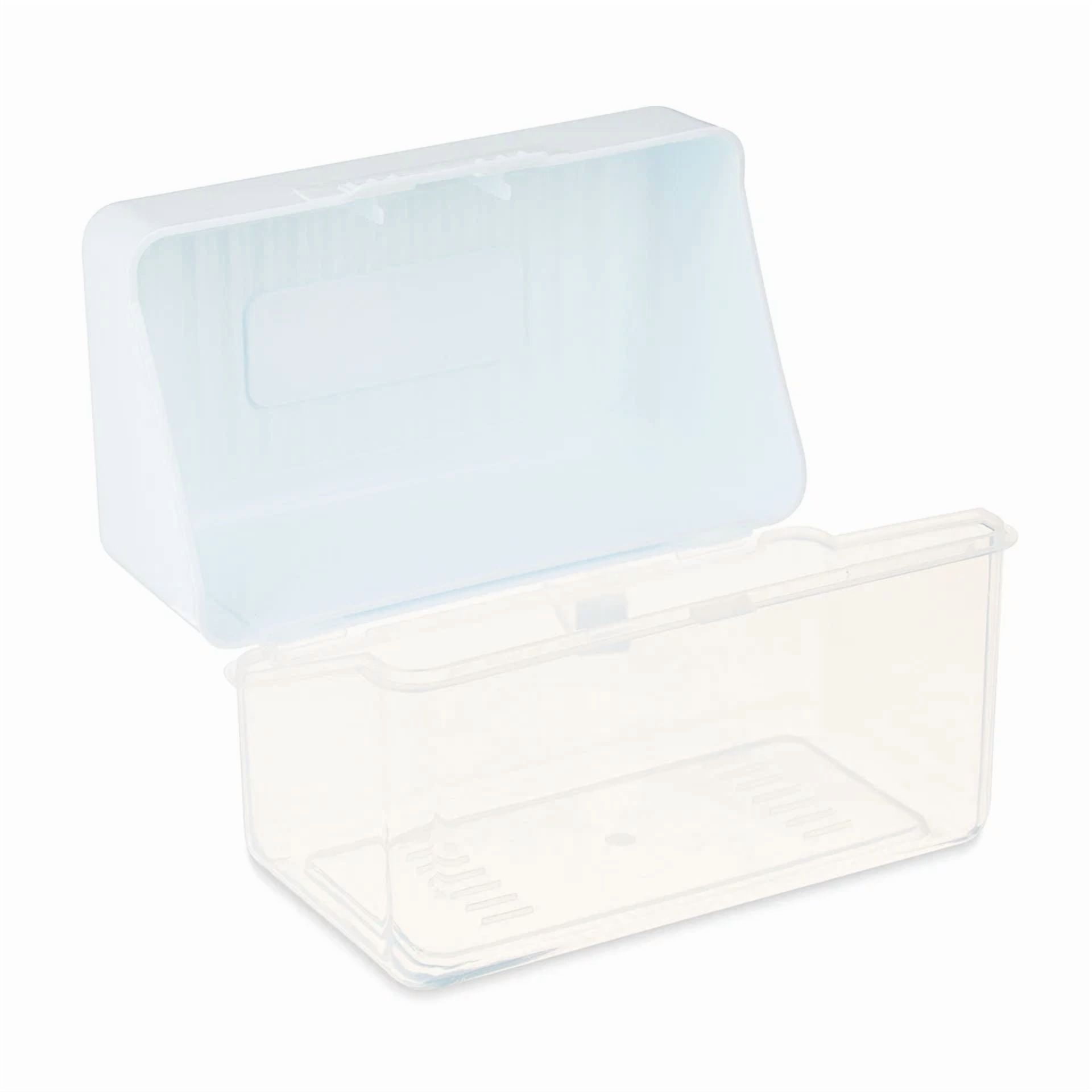 (3 Pack) Index Card Box, 3" X 5", White, Desktop Organizers