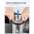thumbnail image 4 of Qcen Juicer Machine, 500W Centrifugal Juicer Extractor with Wide Mouth 3&rdquo; Feed Chute for Fruit Vegetable, Easy to Clean, Stainless Steel, BPA-f, 4 of 7