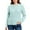 Mint Green, variant on Women's Winter Mohair Candy Color Long Sleeves O-Neck Knit Top Sweater, Soft and Fluffy Mohair Material, Candy Colors for Fun Look, Comfortable Round Neck Design,Gray,S