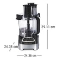 thumbnail image 3 of Procesador de Alimentos Hamilton Beach Stack & Snap 10 Tazas 450 W Reacondicionado, 3 of 11