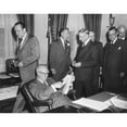 thumbnail image 2 of President Eisenhower Reads The Highway Act Of 1954 Before Signing. May 6 History (24 x 18), 2 of 2