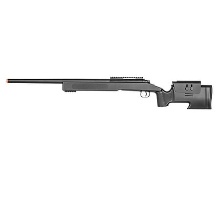 - UK DOUBLE EAGLE M62 BOLT ACTION SPRING AIRSOFT GUN - BLACK