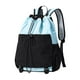 thumbnail image 1 of Mochila con cordón ajustable, bolsa de transporte, mochila multifuncional y ligera para bádminton Azul Negro, 1 of 9