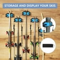thumbnail image 4 of Ski Wall Mount, Snowboard Wall Mount, Wall Mounted Ski Storage Rack for Garage Organizer System, Fits Any Ski/Snowboard Display(1Pack), 4 of 7