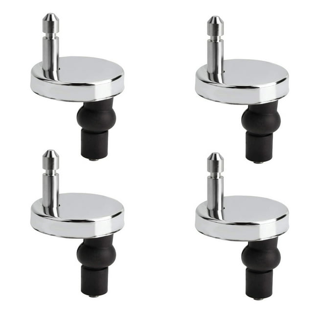 Scienceny Bisagras de asiento de inodoro de 4 Uds., accesorios de Hardware montados en bisagra rápida, suministros de baño universales, Herramientas y ferretería