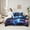 Blue 03, variant on Feelyou Kawaii Jungle Owl Twin Bedding Sets 7-Piece for Kids, Cartoon Boho Mushroom Bedding Comforter Set, Cute Rustic Animal Reversible Sheet Sets, Ultra Soft Bedroom Decor