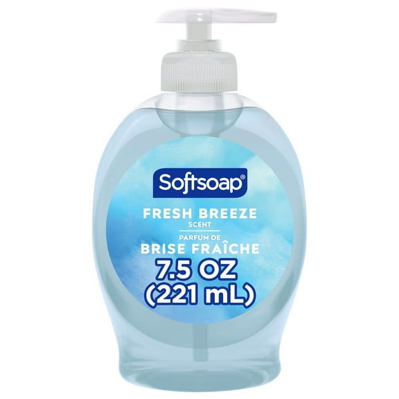 Softsoap Liquid Hand Soap, Kitchen and Bathroom Hand Soap, Fresh Breeze, 7.5 Fluid Ounce