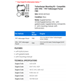 thumbnail image 2 of Turbocharger Mounting Kit - Compatible with 1996 - 1997 Volkswagen Passat FWD, 2 of 2