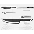 thumbnail image 7 of 15 PCS Kitchen Knife Set with Built-in Sharpener Block - Stainless Steel, Dishwasher Safe, Red, 7 of 7