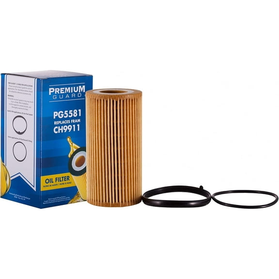 PG Engine Oil Filter PG5581 | Fits 2017-2024 Audi RS3, RS Q3, 2005-2018 Volkswagen Jetta, 2006-2019 Beetle, 2012-2018 Passat, 2005-2010 Bora, 2012-2016 Volvo S60, 2010-2014 Volkswagen Golf