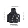 thumbnail image 3 of Unique Ceramic Human Body Incense Burner Desktop Ornament for Meditation Yoga Relaxation Home, 3 of 7