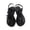 Black, variant on Summer Sandals Women, Flip Flops for Women, Flat Sandals for Women, Vacation Sandals for Women, Womens Flat Sandals, Women's Flower Feather Jelly Sandals, Black T-Strap Flip Flops, White 5.5