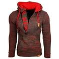thumbnail image 1 of Chandail pour Hommes Chandail à Capuche Chandail en Molleton à Manches Longues Veste Tricotée, 1 of 4