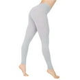thumbnail image 5 of tasrioml Women Solid Color Stretchy&nbsp;High Waist Slim Tights Leggings Pencil Pants&nbsp;Trousers, 5 of 5