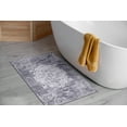 thumbnail image 4 of CAMILSON Machine Washable Rug, Distressed Vintage Area Rugs, Stain and Water Resistant, Traditional Bohemian Indoor Carpet (2x3, Grey), 4 of 10